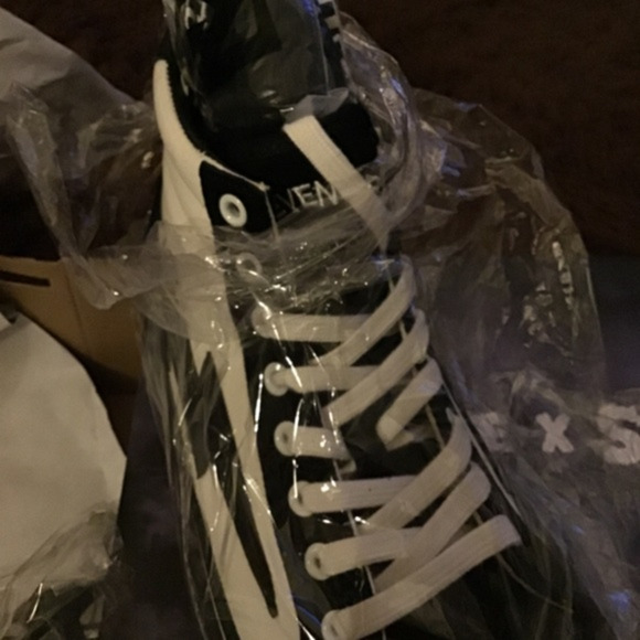 NIB Revenge X Storm White and Black High Tops Sz 9 Sold Out Streetwear Skater BB - Picture 5 of 6